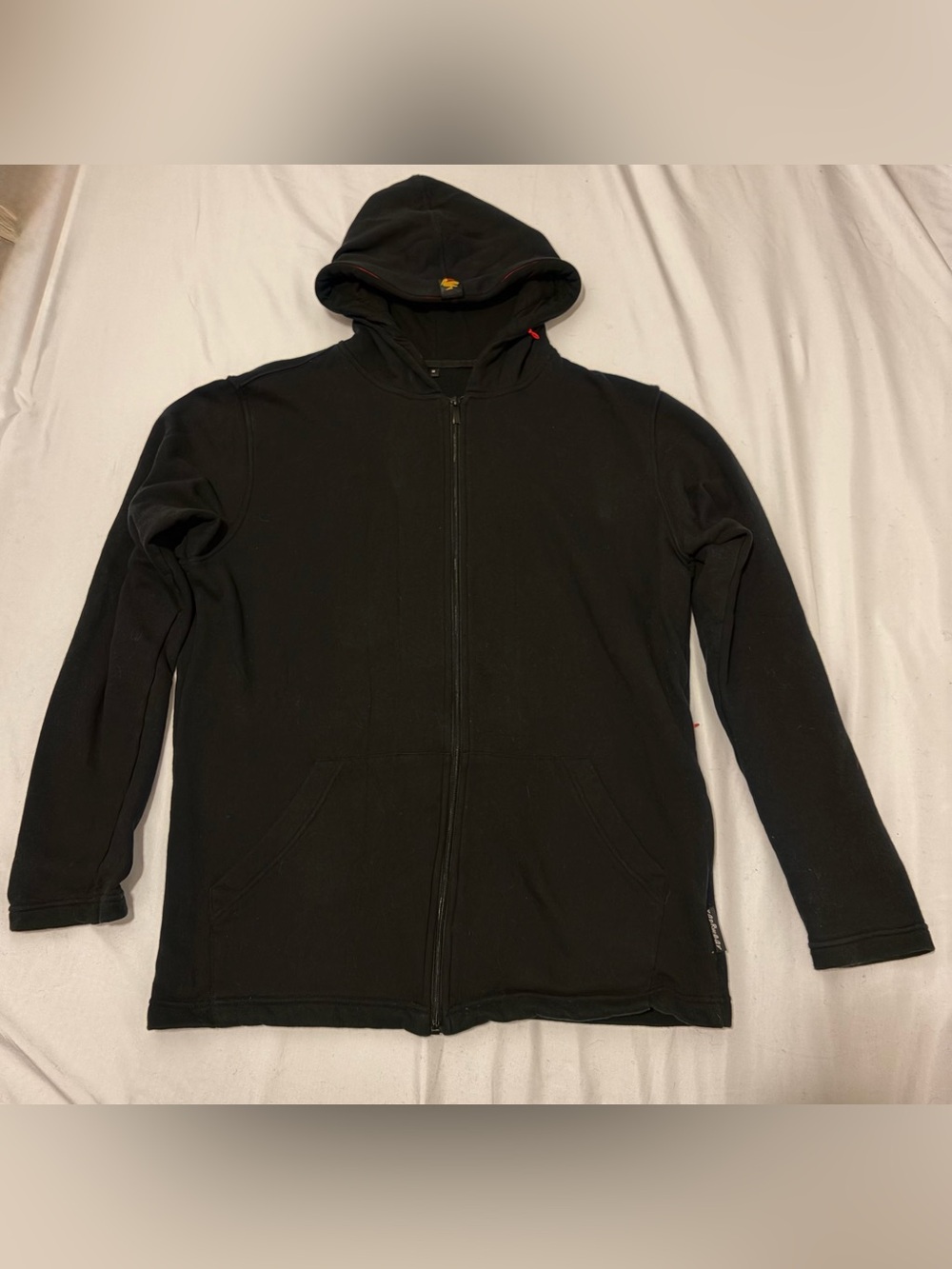 VAPRWEAR Men’s Black Hooded Cotton Zip-up Medium